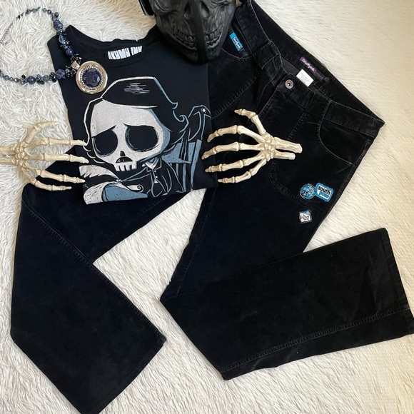 Y2k South Pole velvet womens pants - Picture 4 of 14